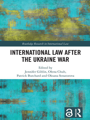cover image of International Law After the Ukraine War